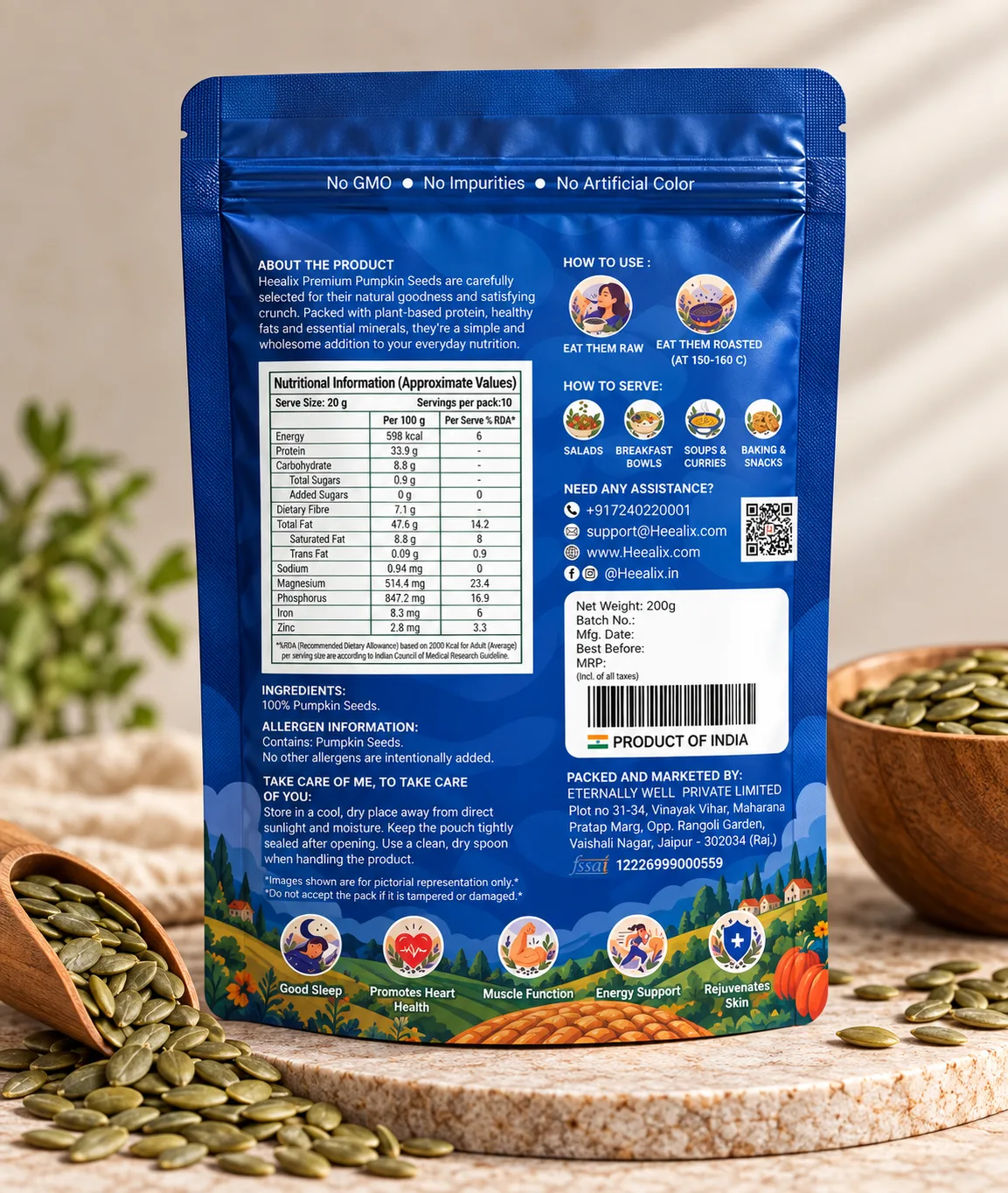 Pumpkin Seeds back image