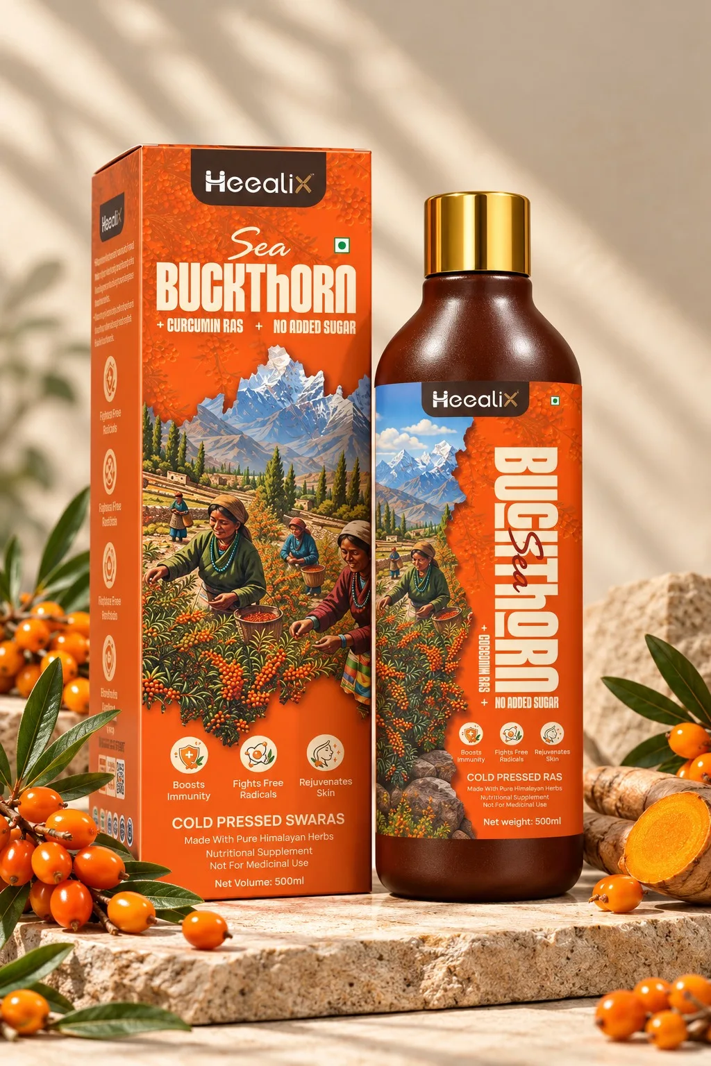 Sea Buckthorn Ras + Curcumin Extract